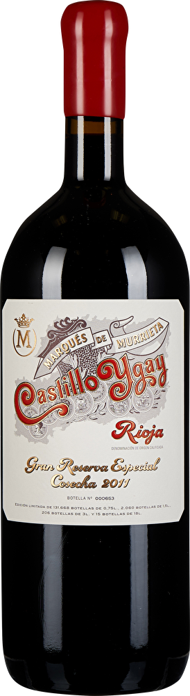 Marqués de Murrieta Castillo Ygay Rioja Gran Reserva Especial Magnum 2011 in Holzkiste