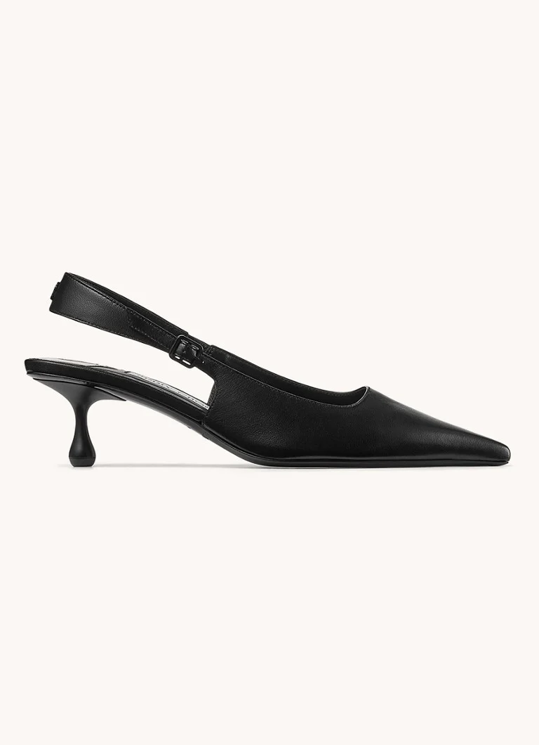 Jimmy Choo  Amel 50 slingback van lamsleer