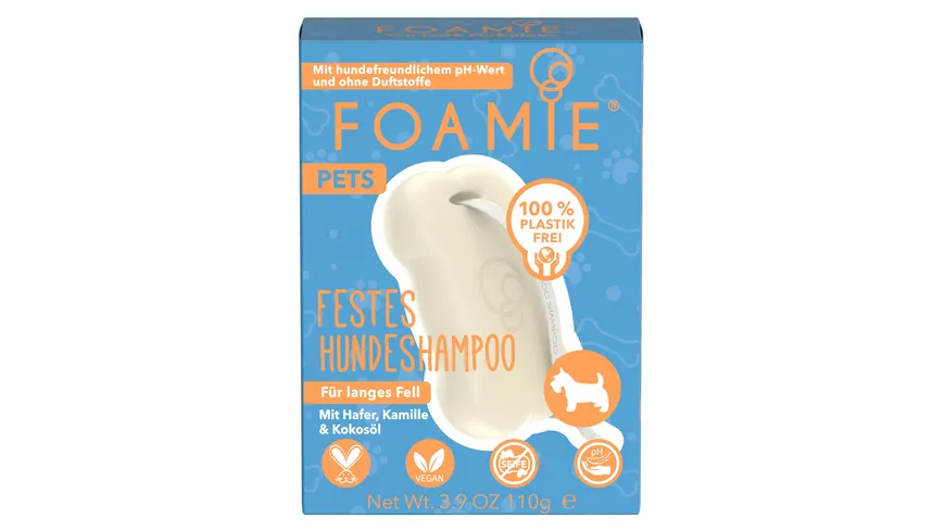 FOAMIE Hundeshampoo You Look Furbulous für langes Fell