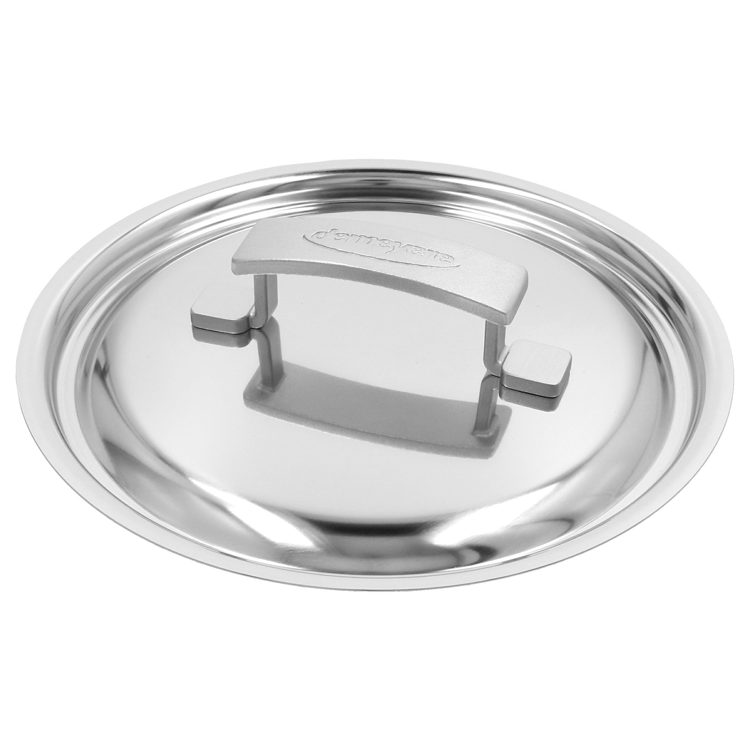 Konische Sauteuse mit Deckel 20 cm, 18/10 Edelstahl
