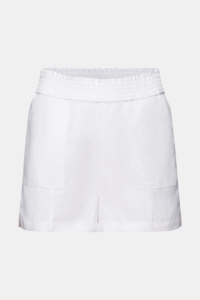 Pull-on-Shorts, Leinenmix