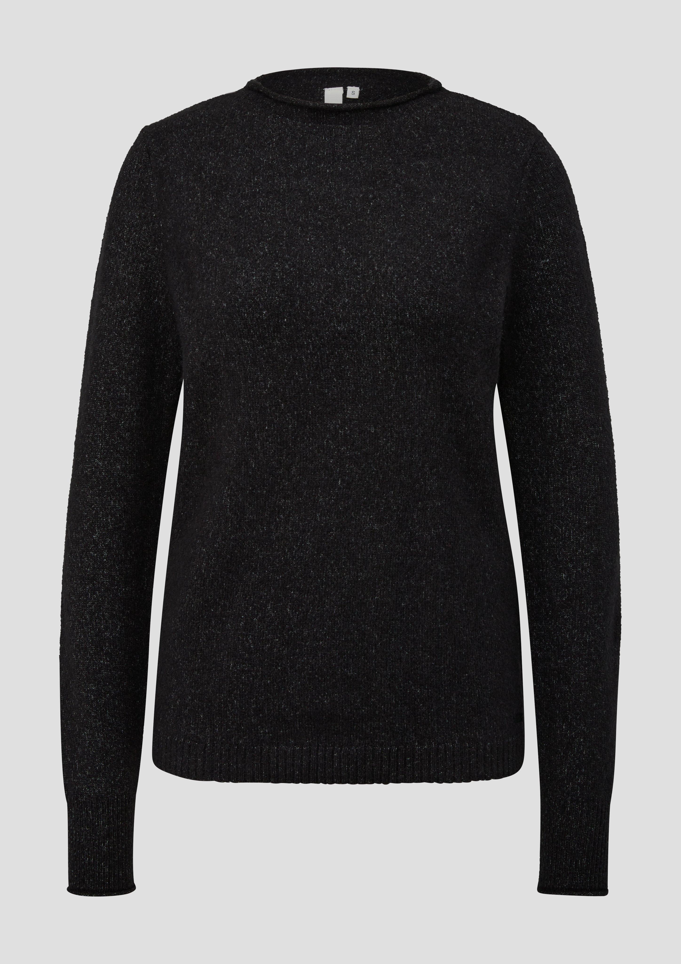 Strickpullover mit Rollsaumblende  2142393-99W0