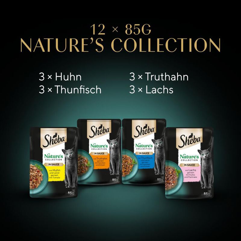 Sparpaket Sheba Nature's Collection in Sauce 48 x 85 g | bitiba %
