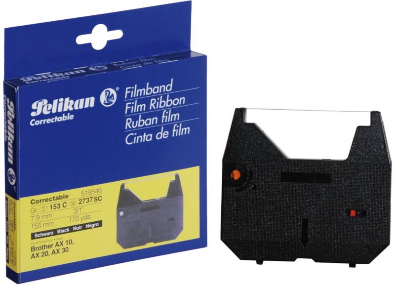 Pelikan Korrekturband für Schreibmaschinen Correctable 519546 0,79 cm Schwarz