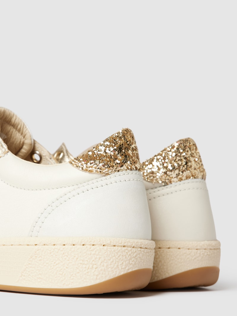 Sneaker mit Label-Details Modell 'OLYMPIA' in weiß