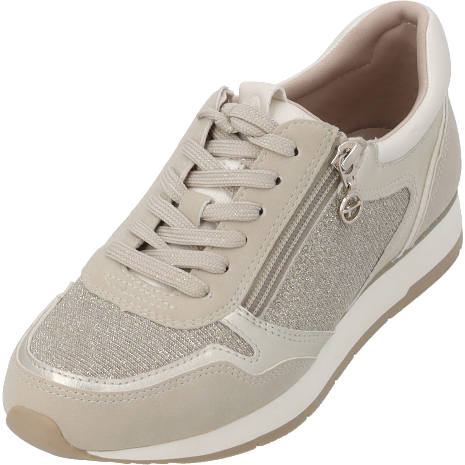 Tamaris 23603, Sneakers Low, Damen, Beige