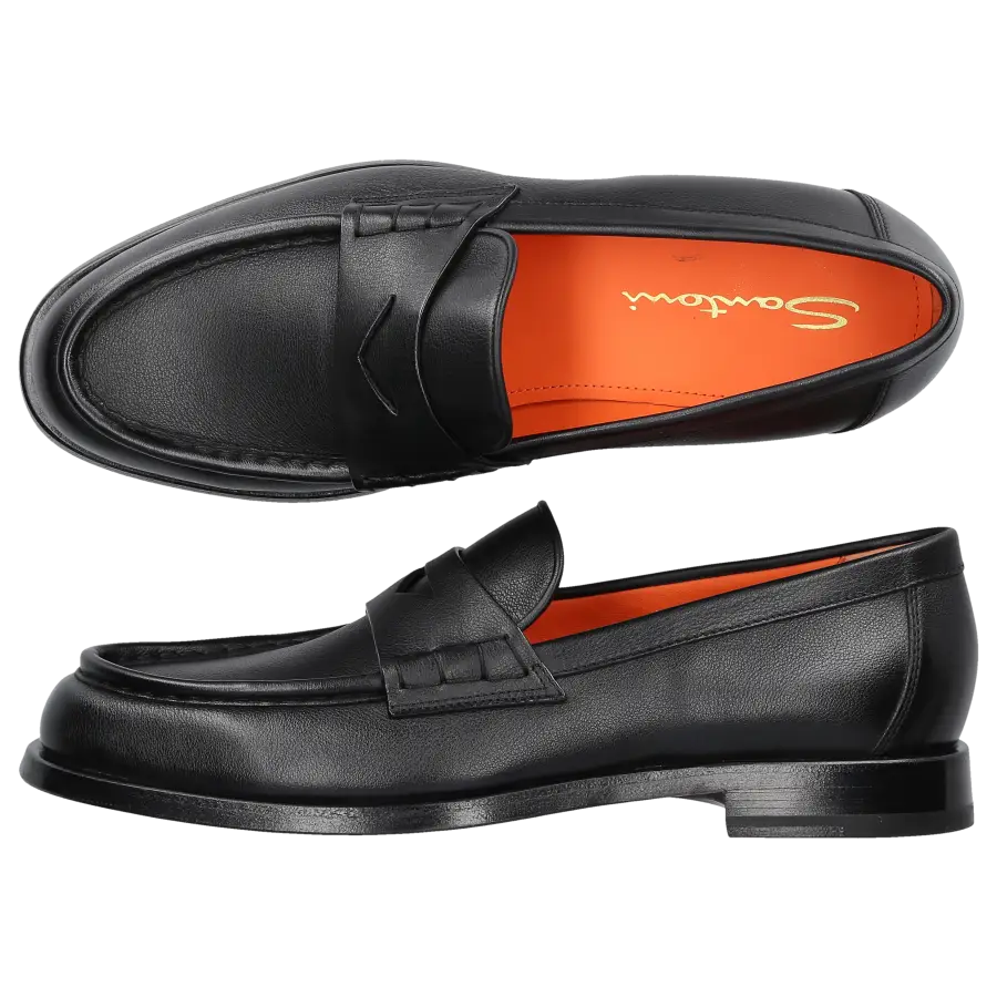 Santoni - Loafer 59462 Kalbsleder - schwarz