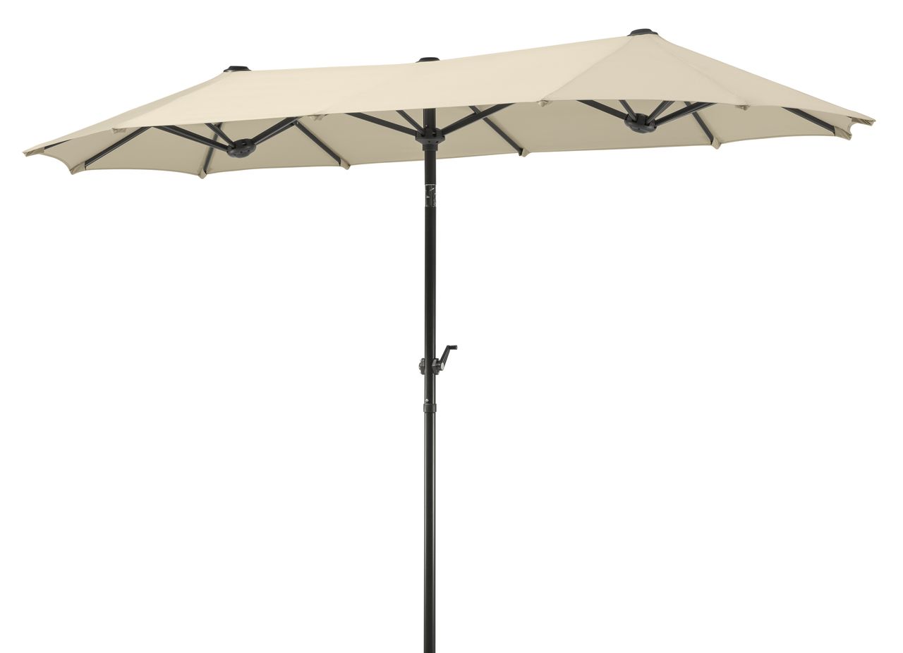 Schneider Schirme Schneider Sonnenschirm SALERNO ca. 300 x 150 cm, natur
