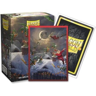 Dragon Shield Standard Size Sleeves - Brushed Art: Christmas 2023 (100)