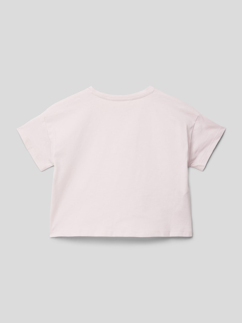 T-Shirt mit Motiv-Print Modell 'magic' in hellrosa