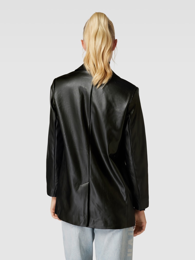 Blazer in Leder-Optik Modell 'LANA' in schwarz