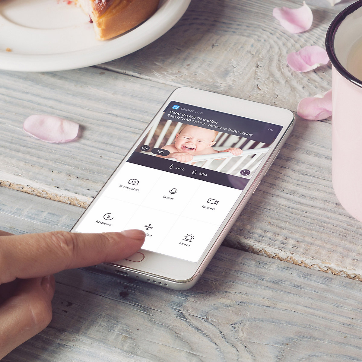 WLAN-Babyphone mit Kamera Smartbaby10