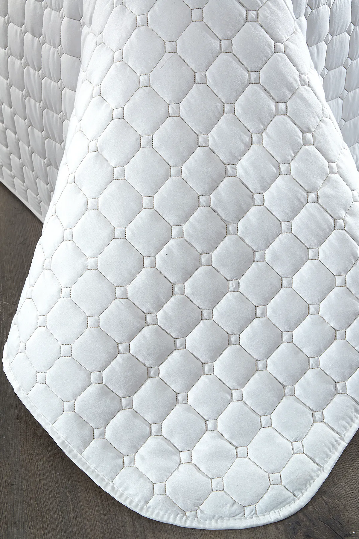 Çeyiz Diyarı  Estiva Tagesdecke für Einzelbett, Creme