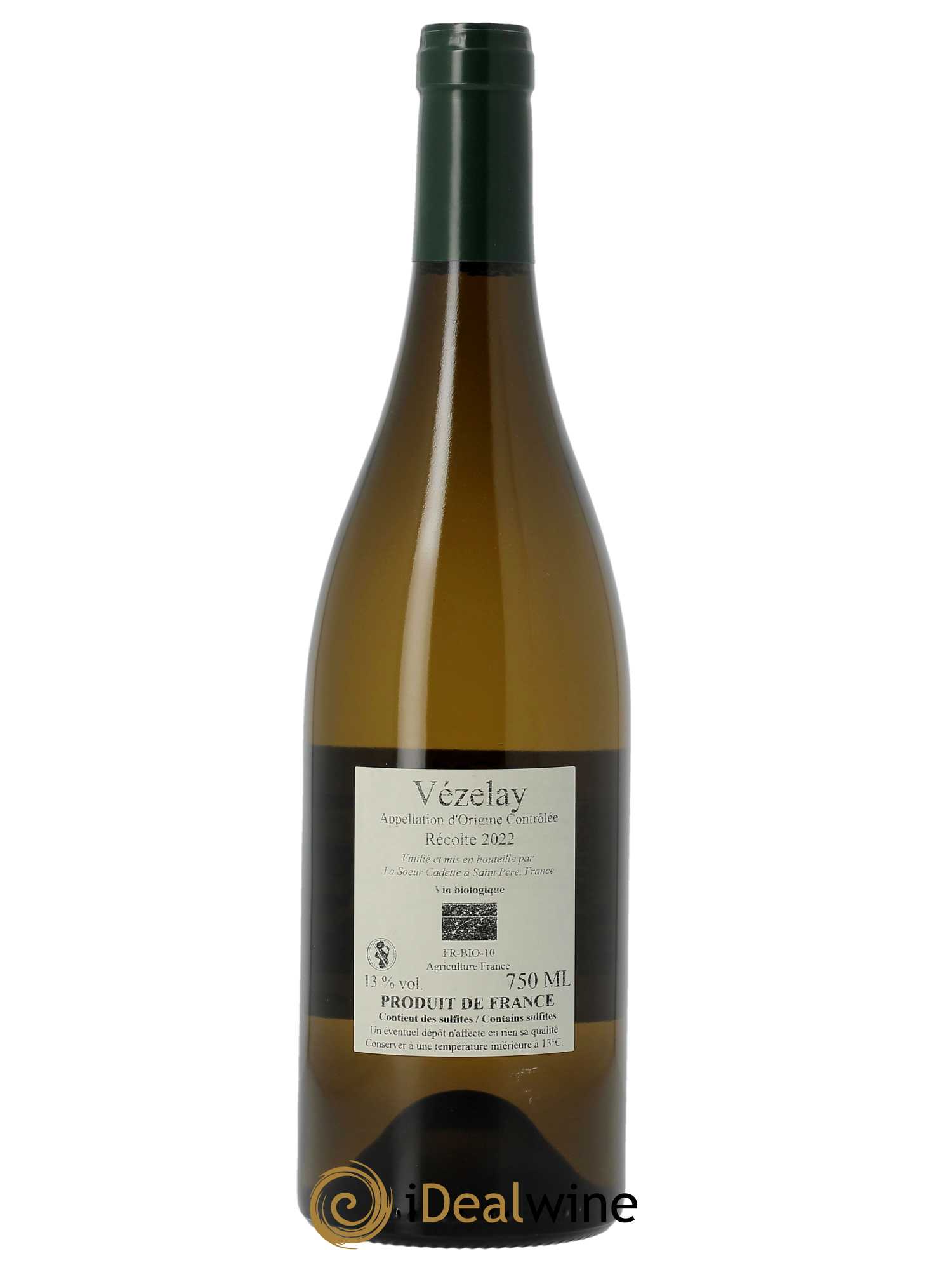 Bourgogne Vézelay La Châtelaine La Soeur Cadette  2022 - Lot de 1 Bouteille