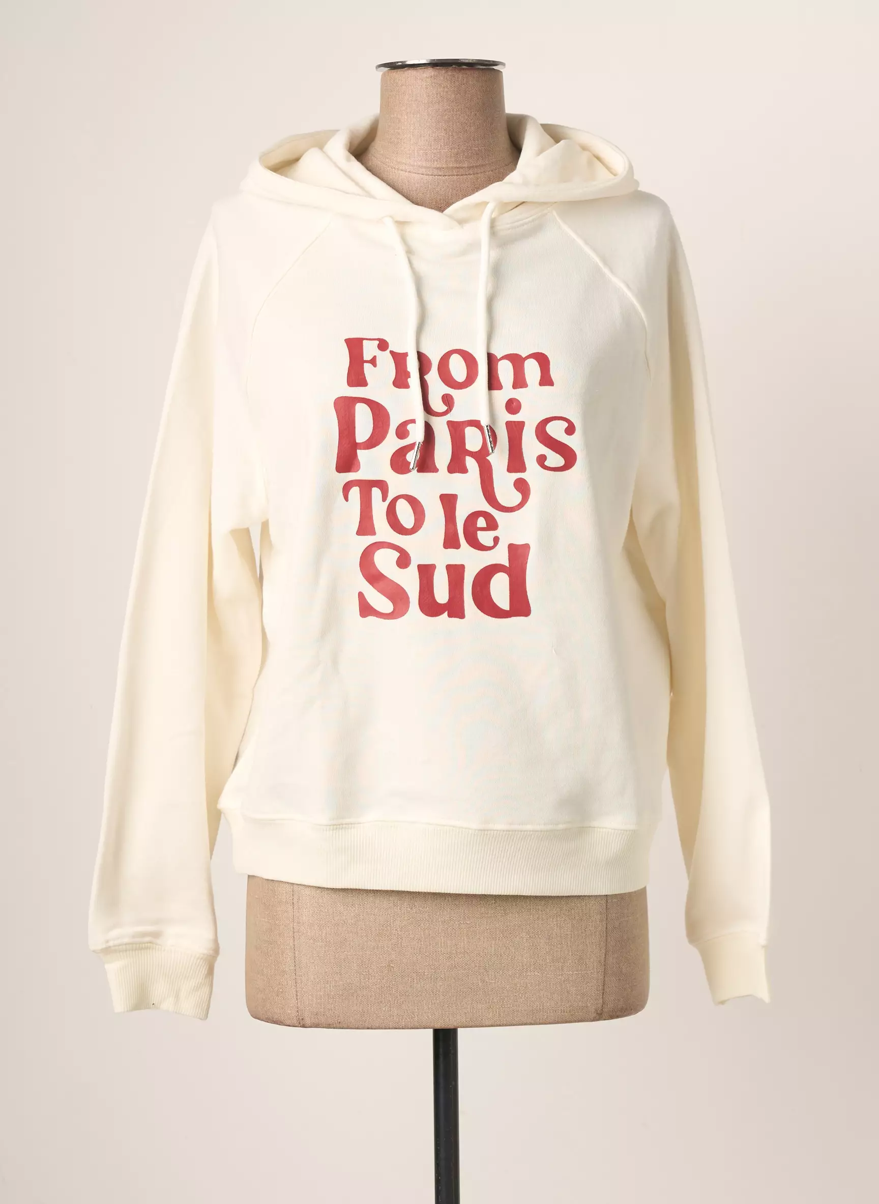 Laure   Max Sweat Capuche Femme couleur beige