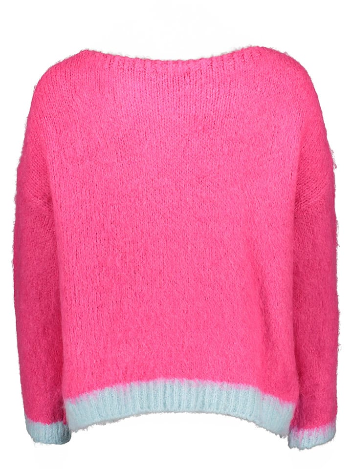 miss goodlife Pullover in Pink/ Hellblau günstig kaufen