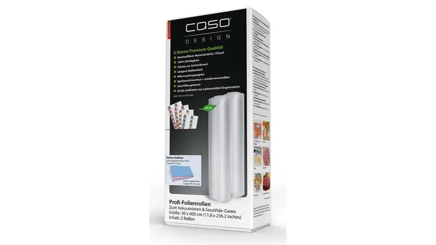 CASO Design Profi-Folienrollen 30x600cm