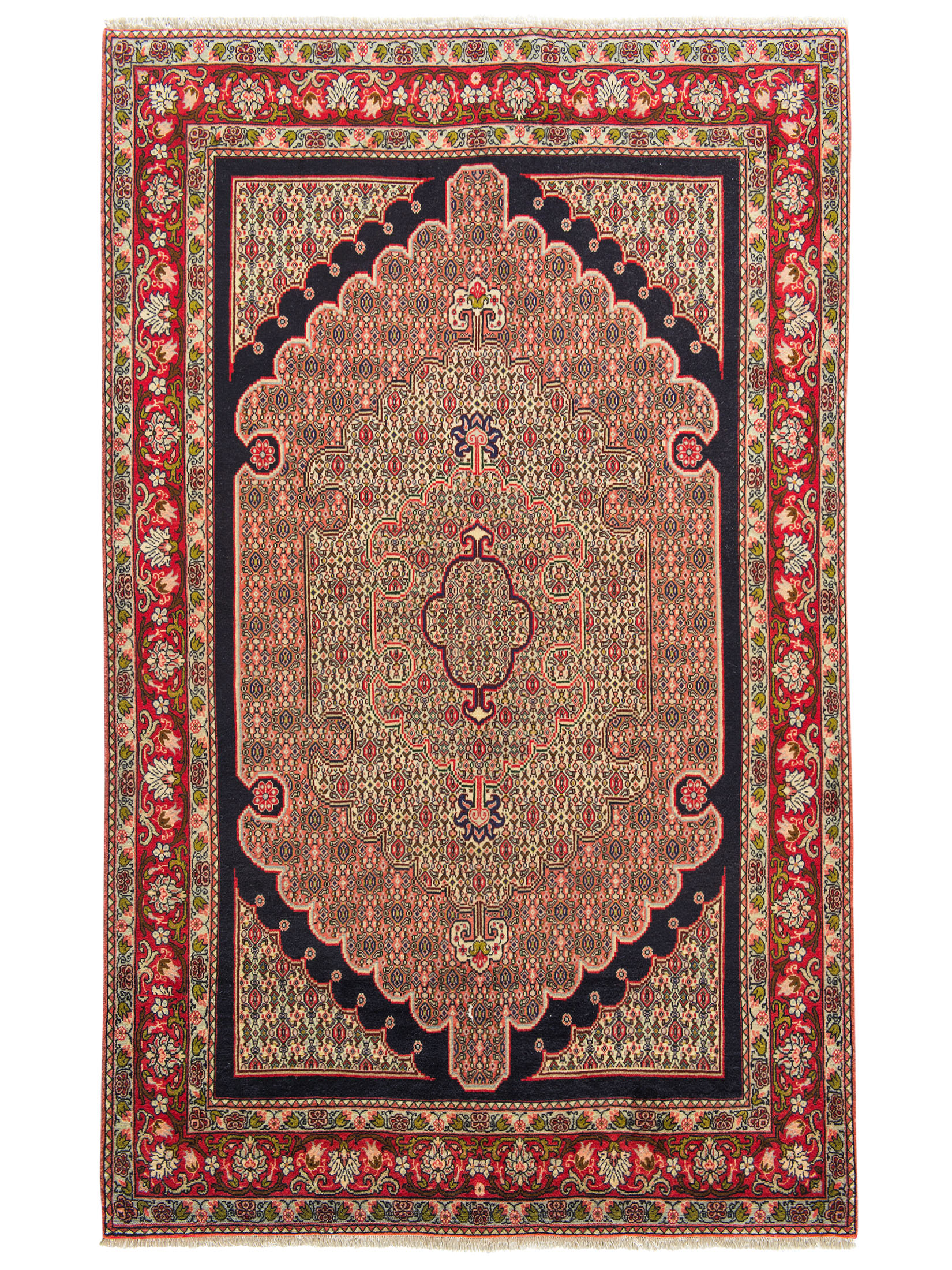 Senneh ca. 170 x 268 cm, Unikat / Einzelstück