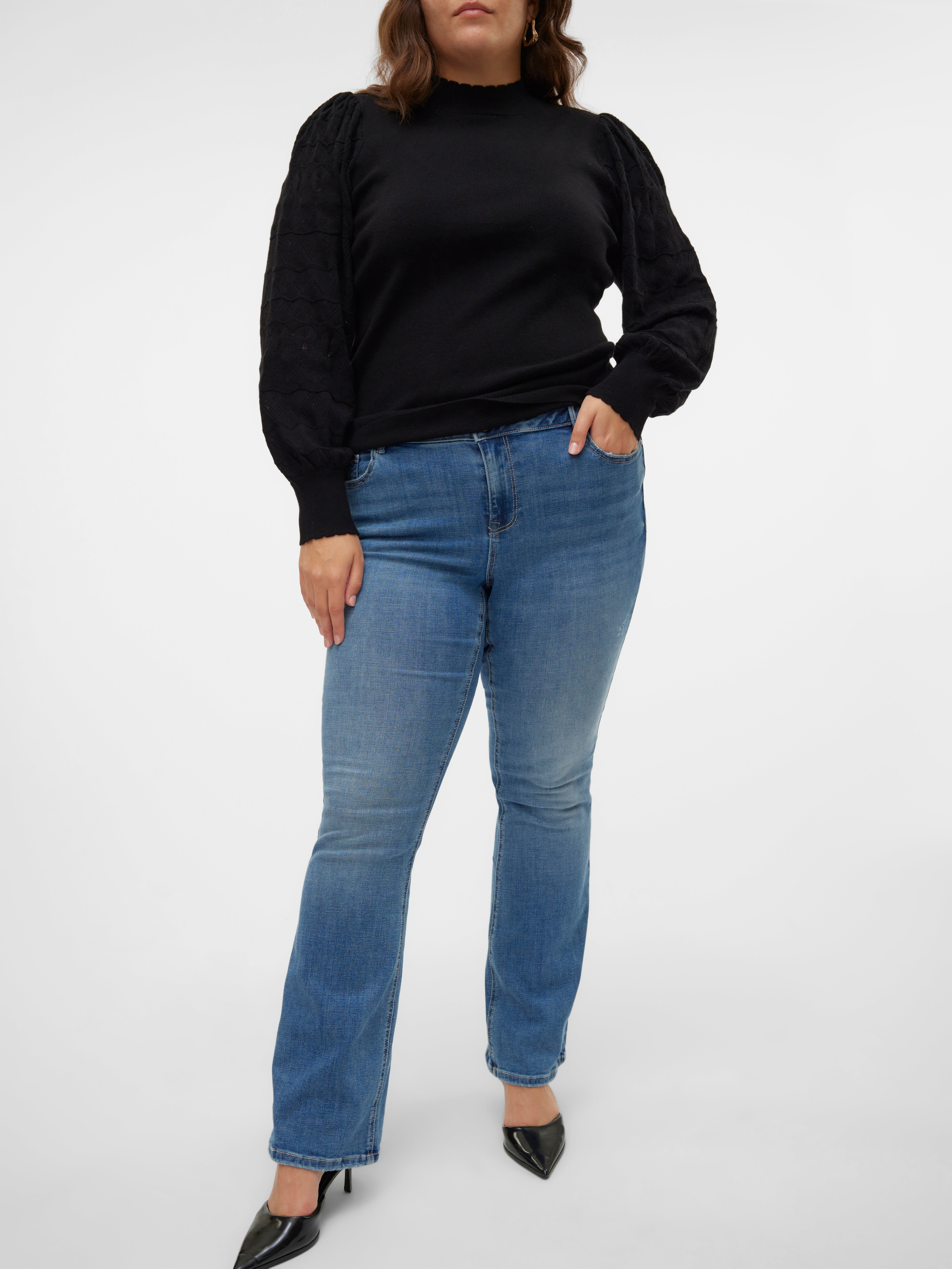 VMFLASH Mid Rise Ausgestellt Jeans