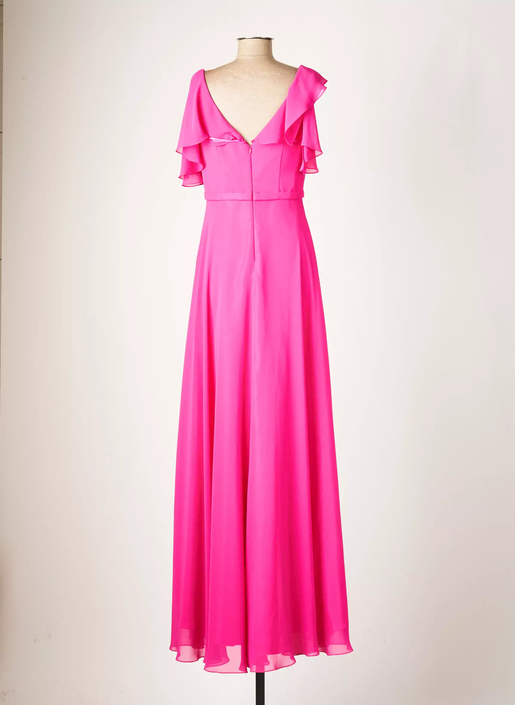 Fashion New York Robes Longues Femme couleur rose