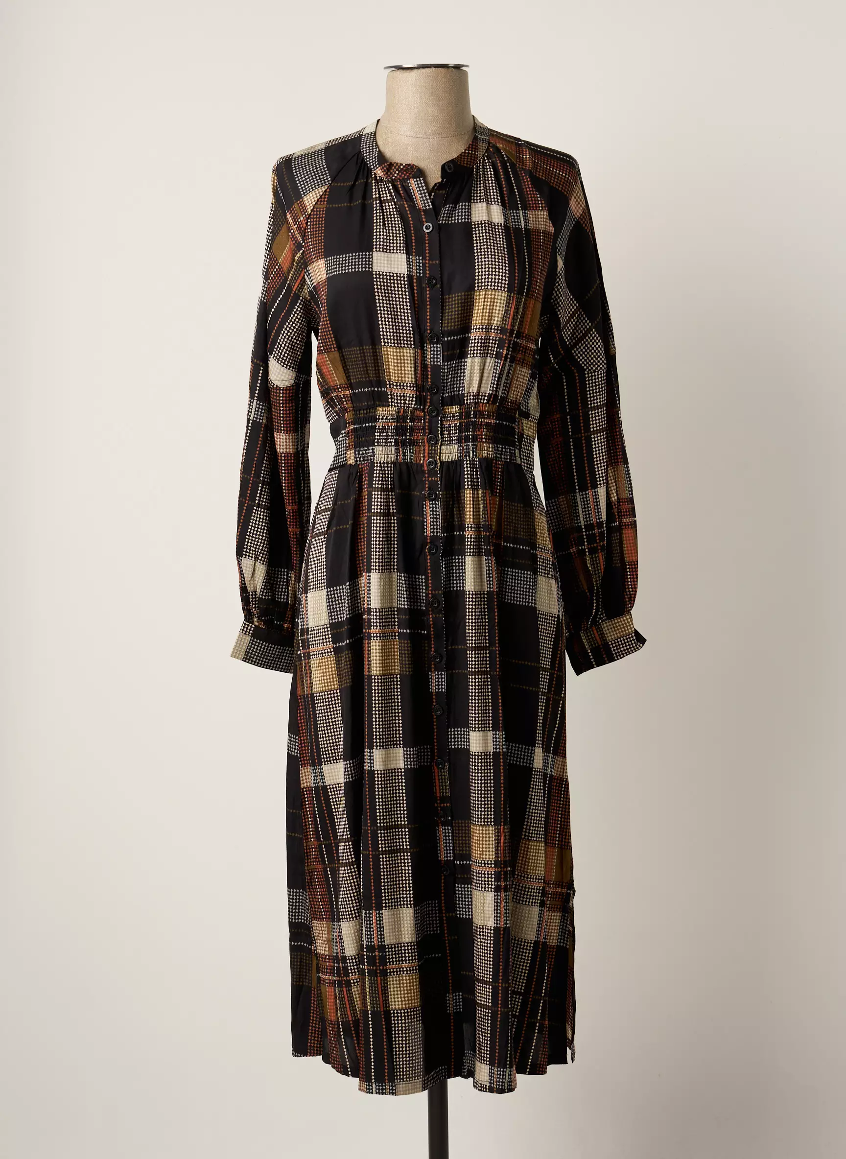 Second Female Robes Mi Longues Femme couleur noir