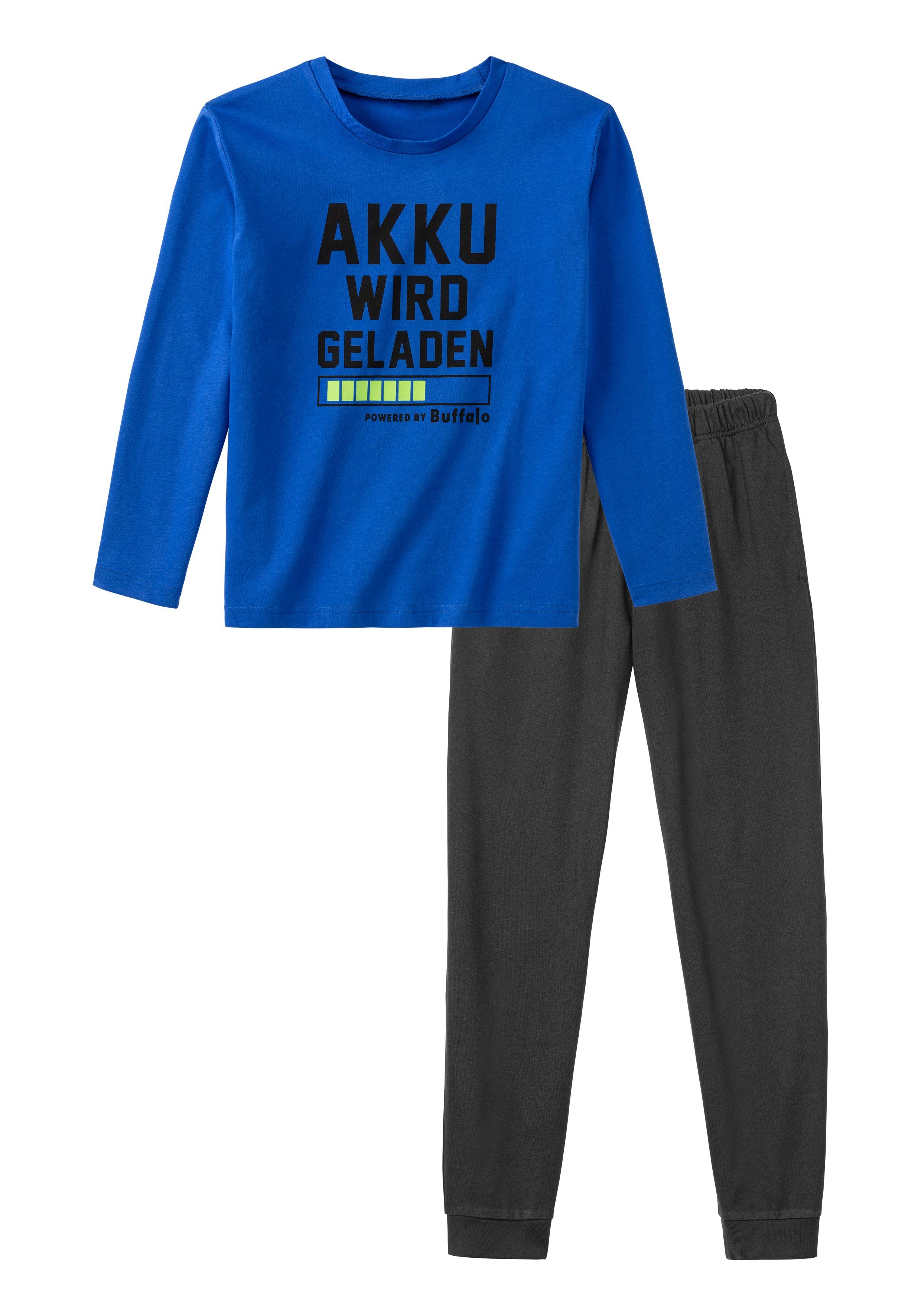 Buffalo Pyjama Akku wird geladen (2 tlg., 1 Stück)