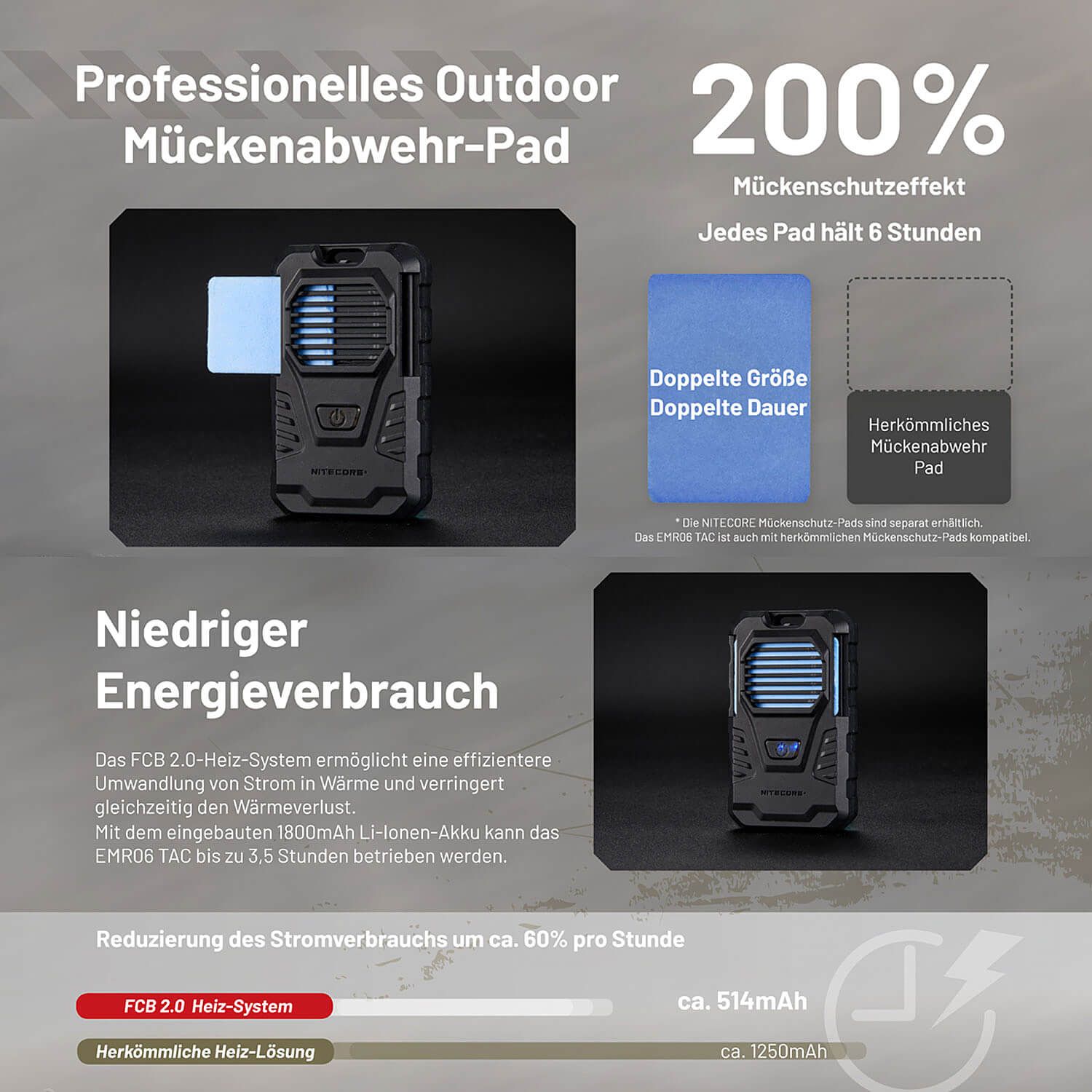 mobiles Mückenabwehrgerät EMR06 TAC