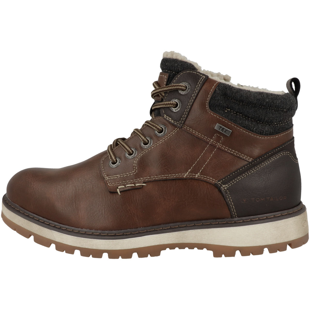Tom Tailor 4282106 Schnürboots dunkelbraun