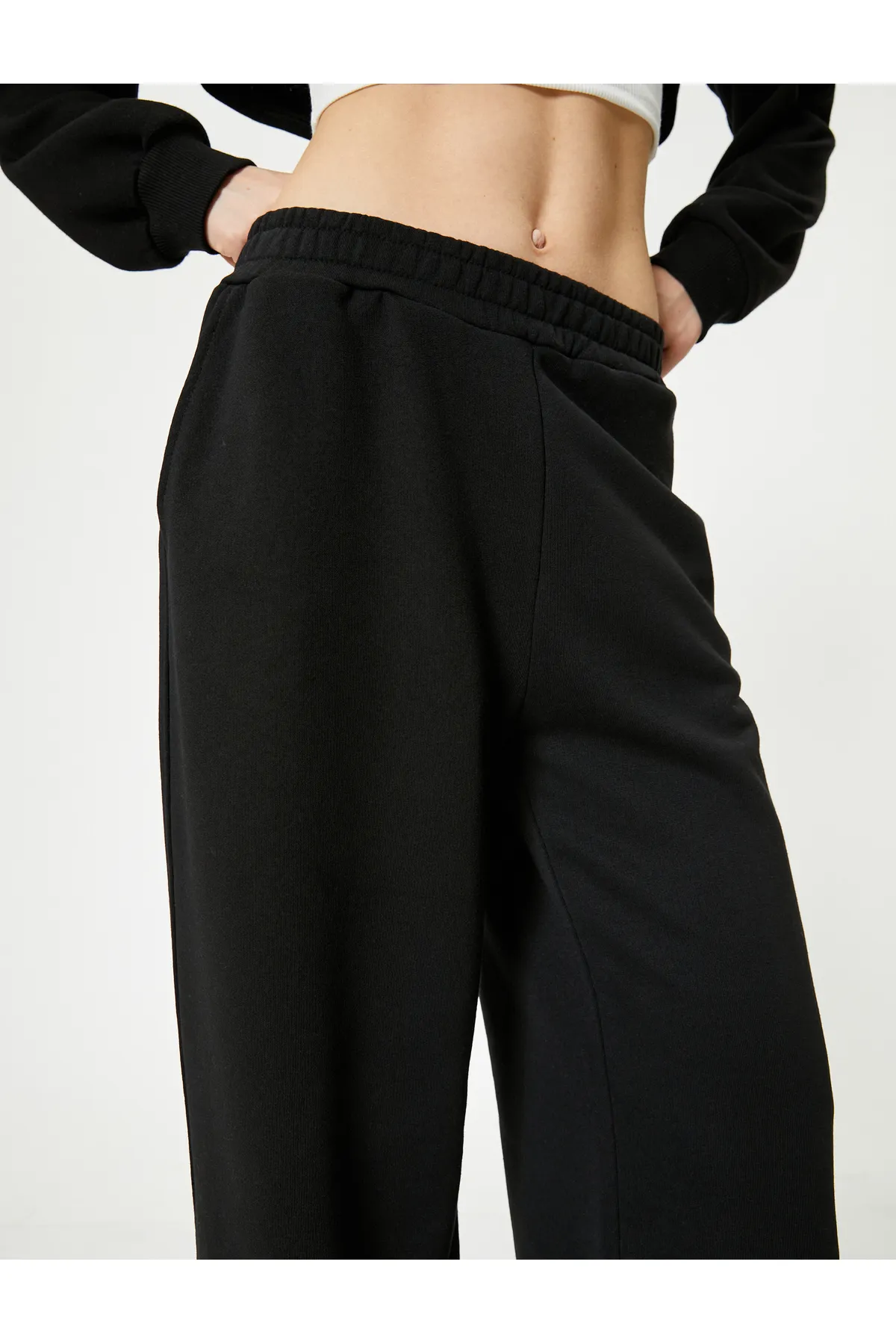 Koton  Jogginghose mit weitem Bein, Taschen und elastischem Bund