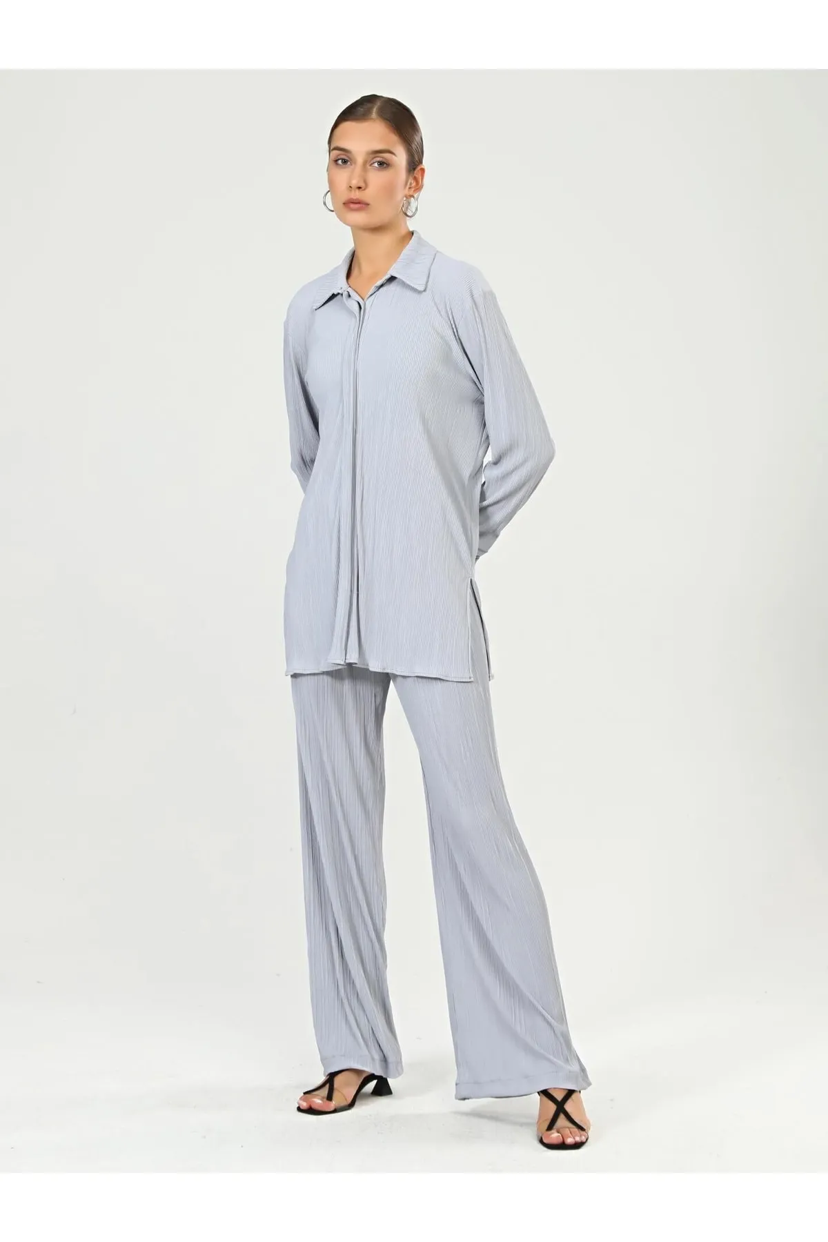 Juste Studio  Zweiteiler - Grau - Oversized