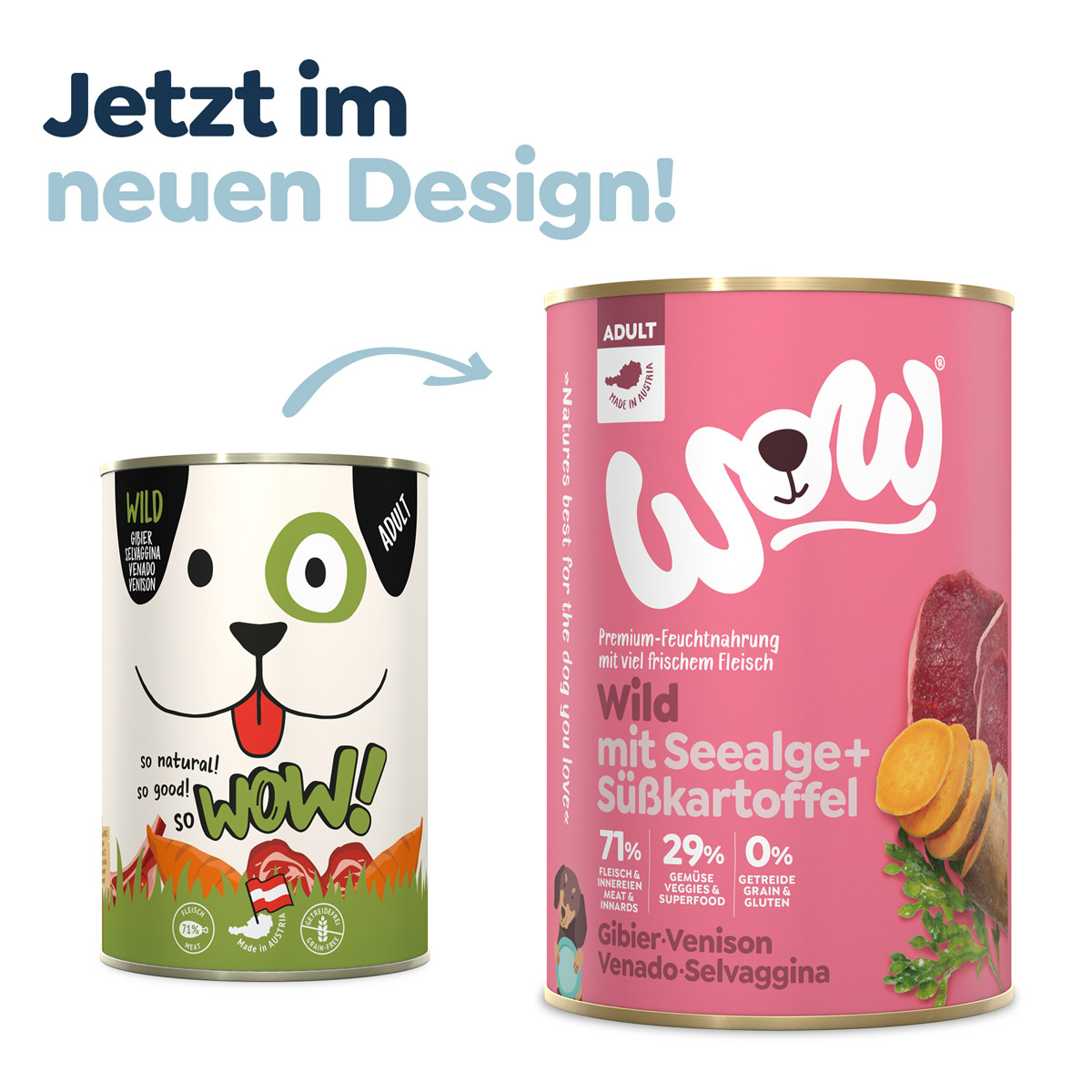 WOW Adult Wild mit Seealge und Süßkartoffel kaufen bei ZooRoyal
