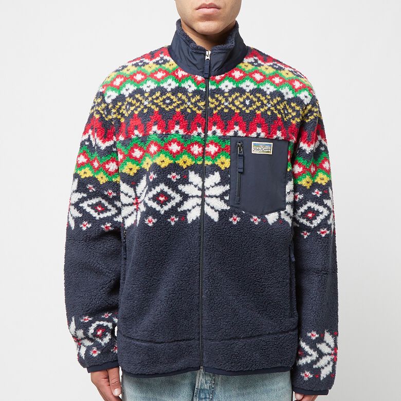 Polo Ralph Lauren Long Sleeve-Full Zip cruise navy snowflake fairisle