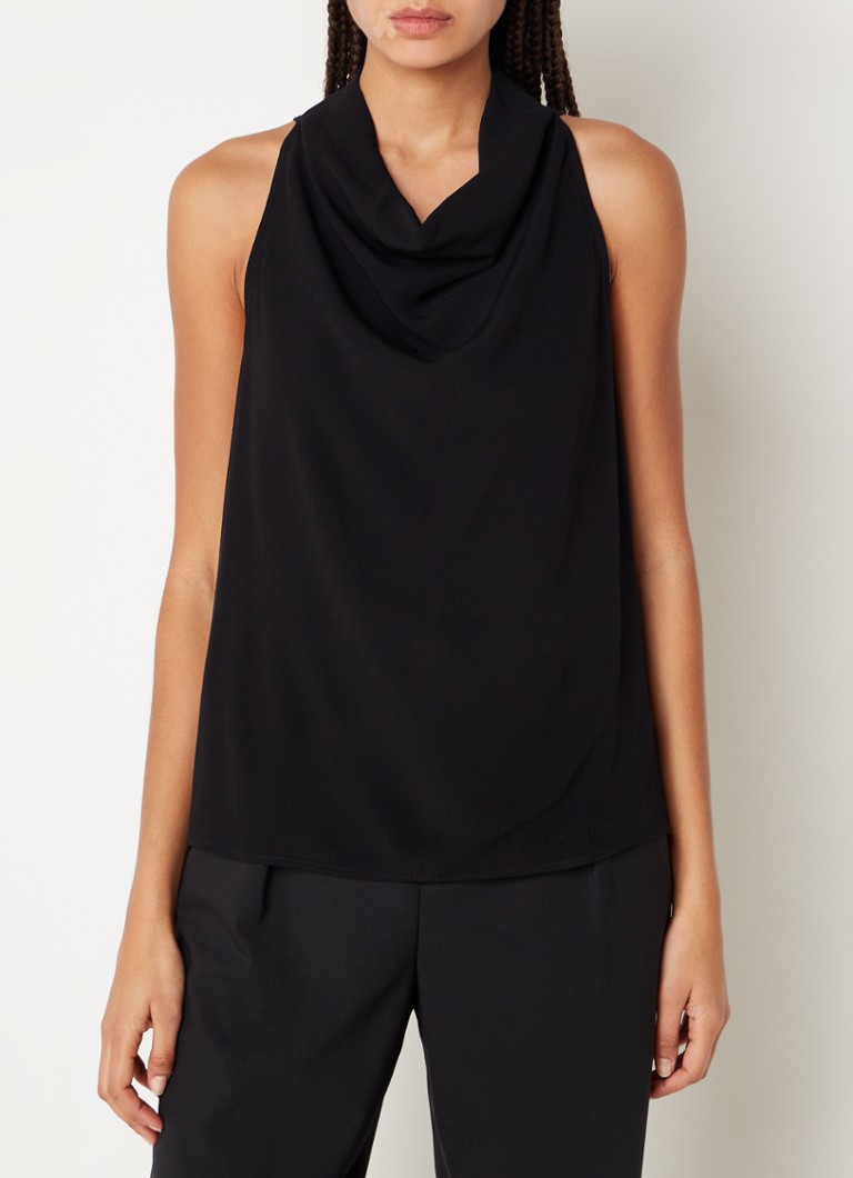 ba&sh Tindy halter top with waterfall neckline