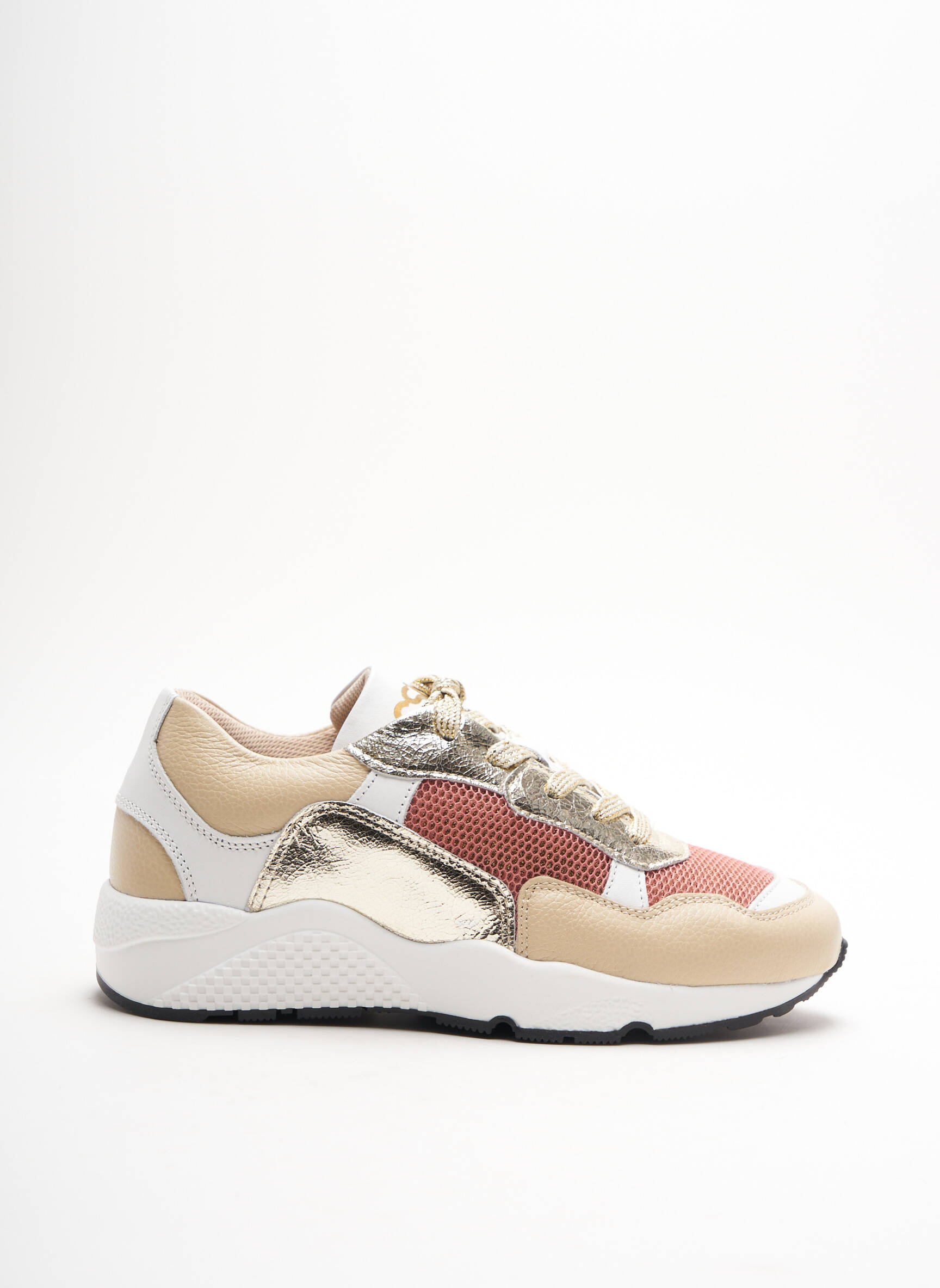 Canal St Martin Baskets Femme couleur beige