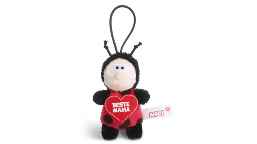 NICI Schlüsselanhänger Marienkäfer Beste Mama 11cm