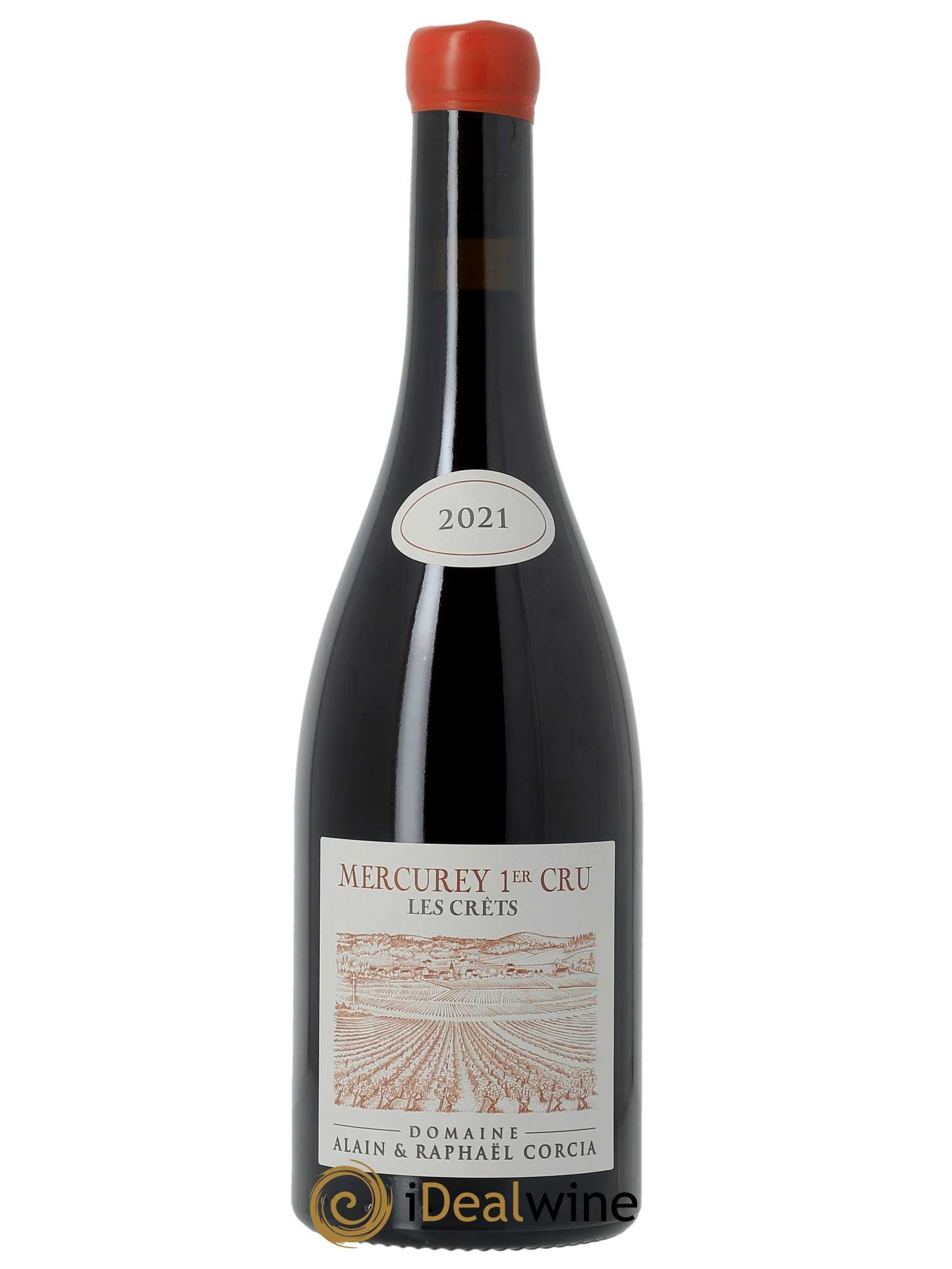 Mercurey 1er Cru Les Crêts Raphaël Corcia  2021 - Lot de 1 Bouteille