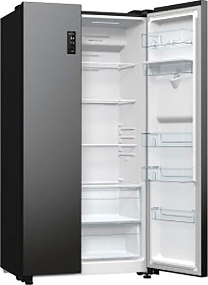 GORENJE Side-by-Side NRR 9185 EABXLWD, 178,6 cm hoch, 91 cm breit, Wasserspender