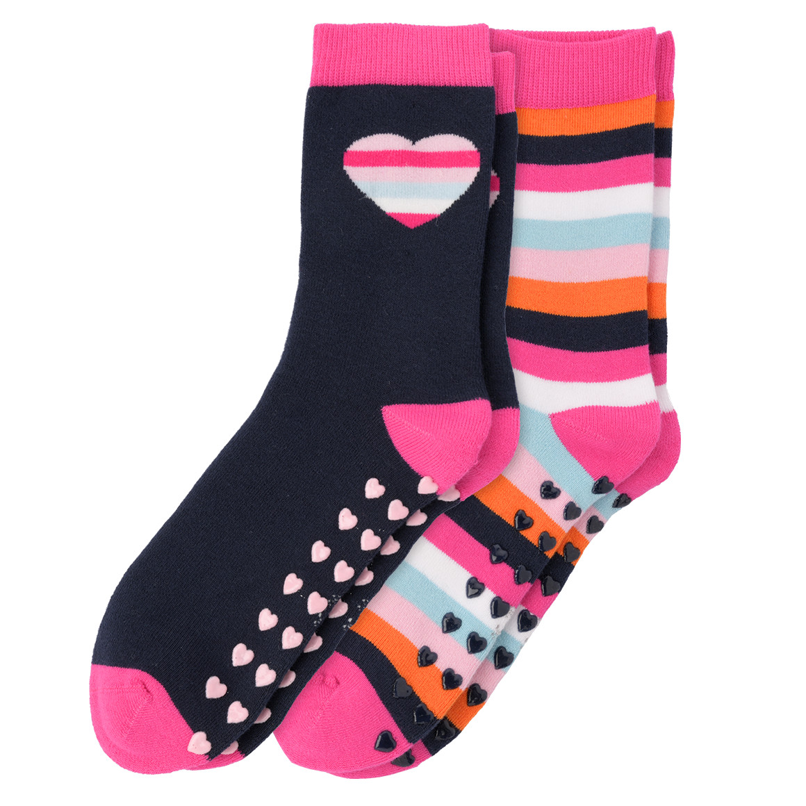 2 Paar Mädchen Stoppersocken im Set