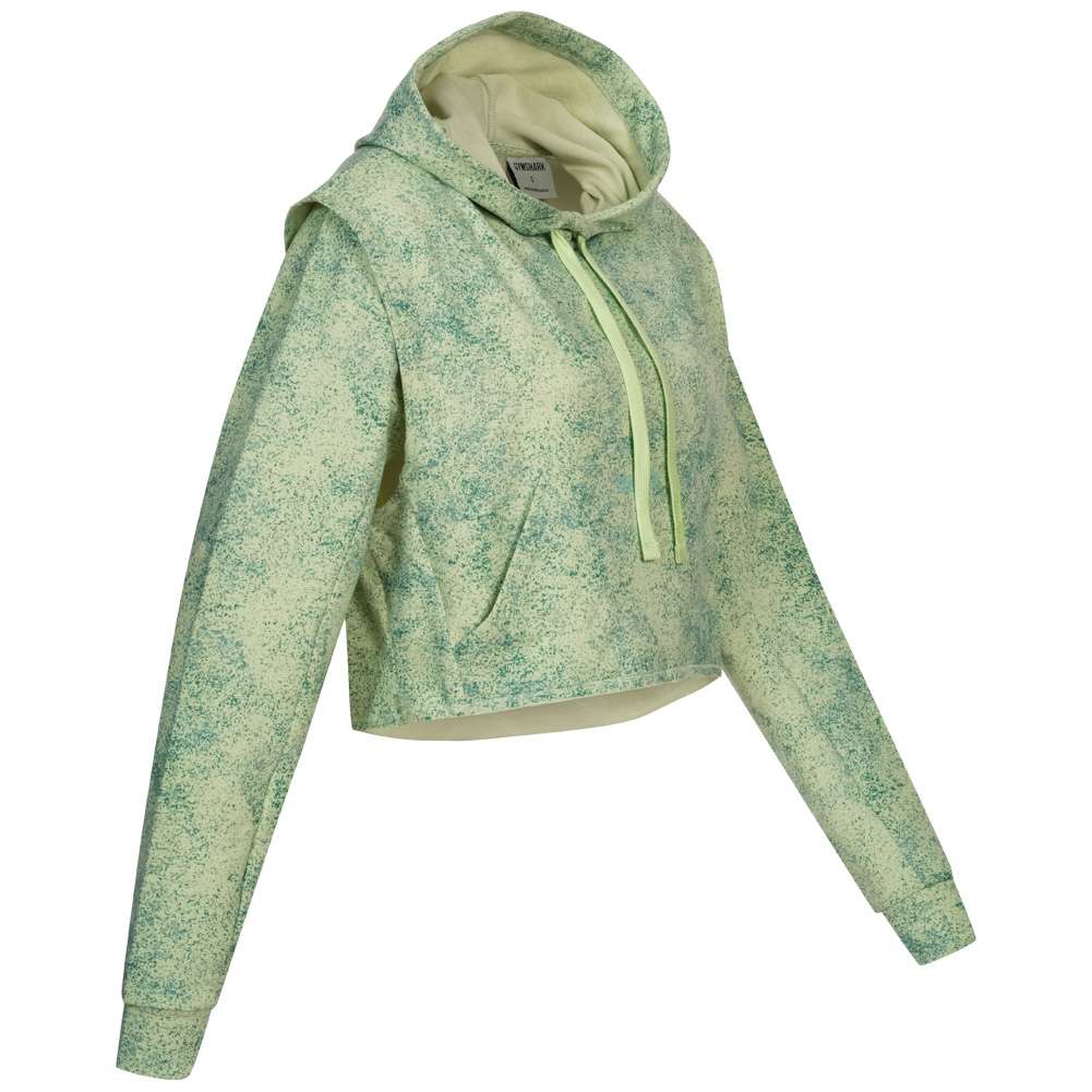 Gymshark Chalk Damen Crop Hoodie GLPO4454-LSP
