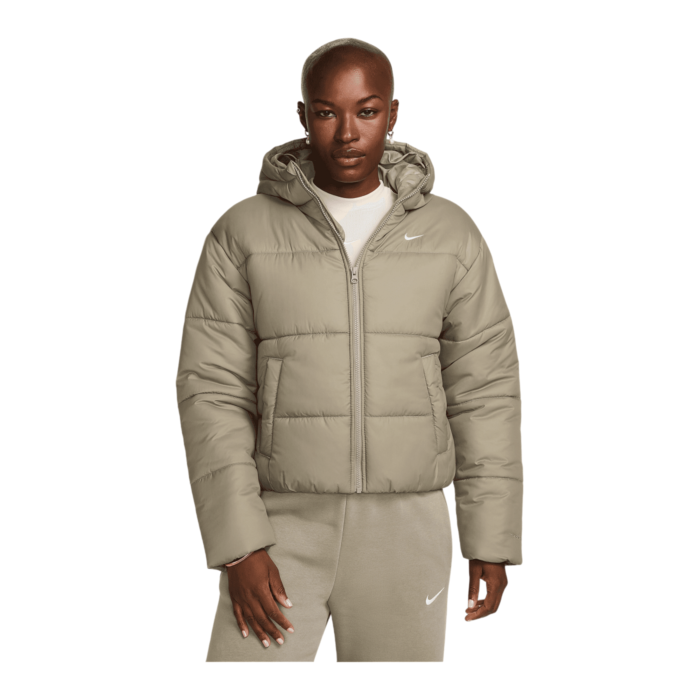 Nike Synfleece Classic Puffer Jacke Damen Grün F321
