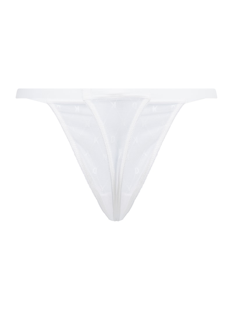 String aus Mesh in weiß