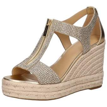 Michael Kors Berkley Mid Wedge in gold