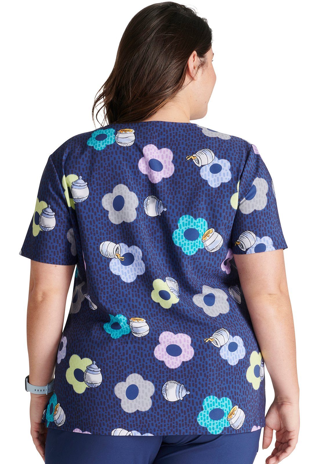 Cherokee Funktionsbluse Bunt bedruckter Damen Kasack 