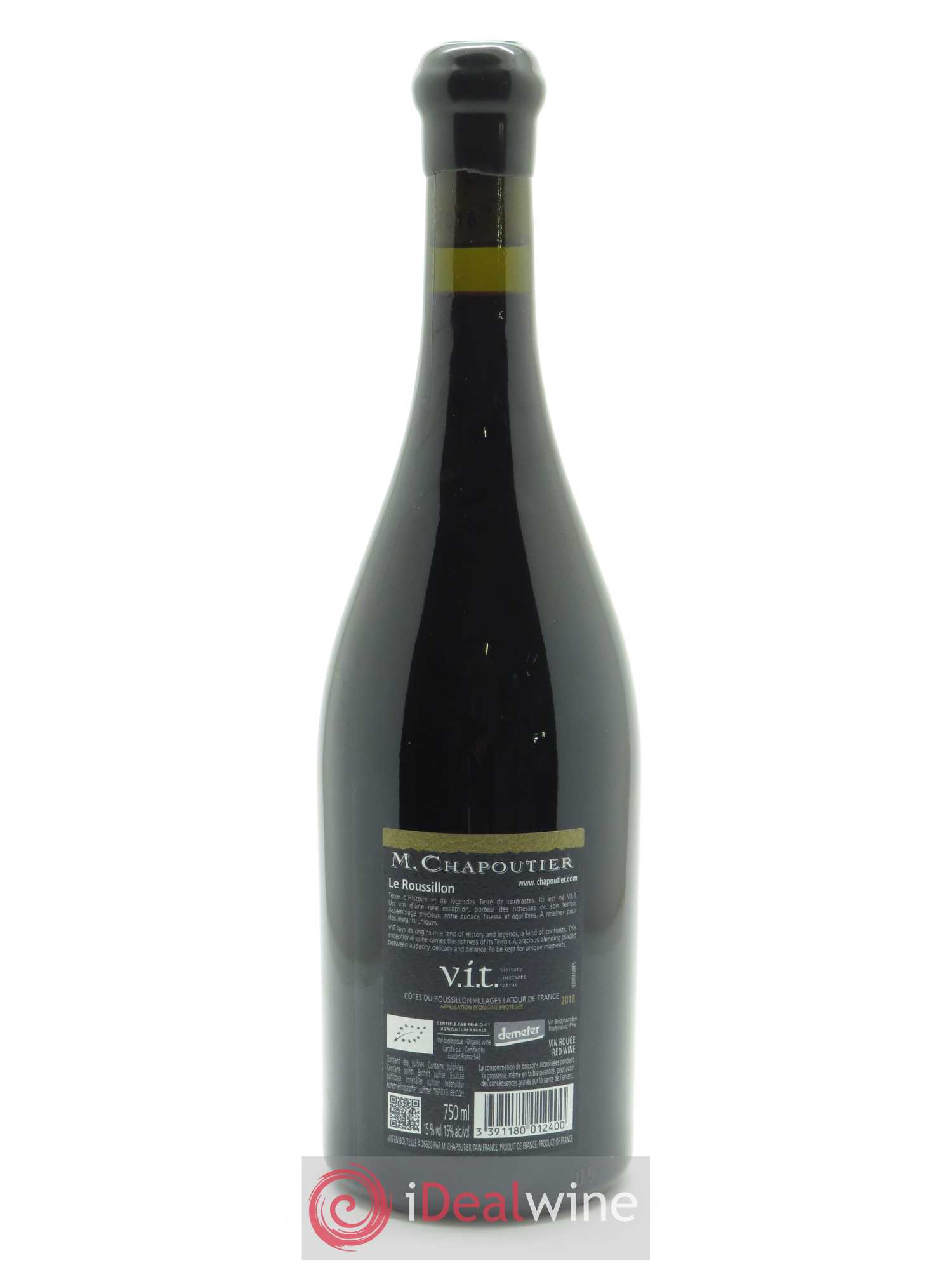 Côtes du Roussillon Villages Bila-Haut (Domaine) V.I.T. Chapoutier  2018 - Lot de 1 Bouteille
