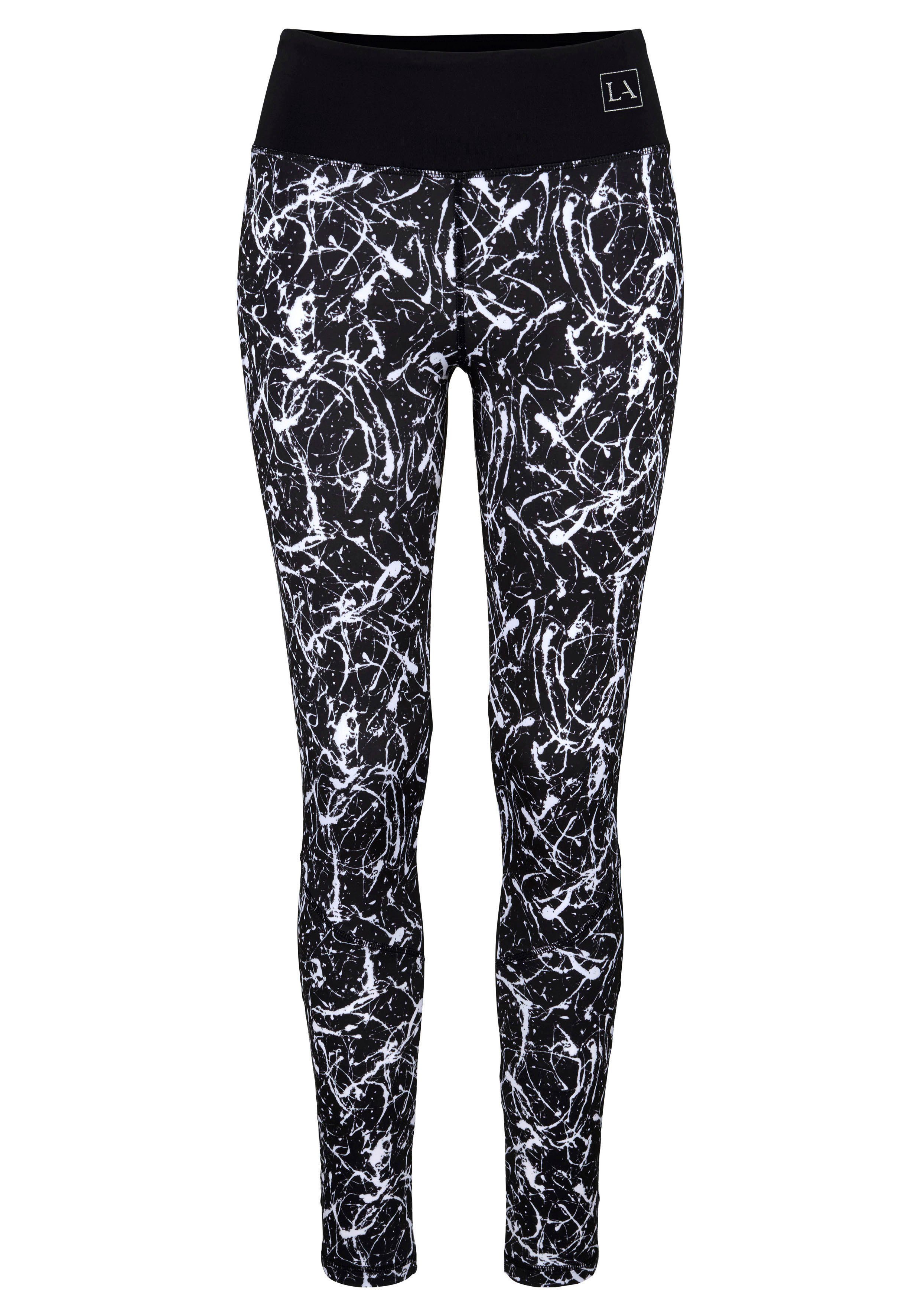 LASCANA ACTIVE Leggings Splash mit Allover Muster