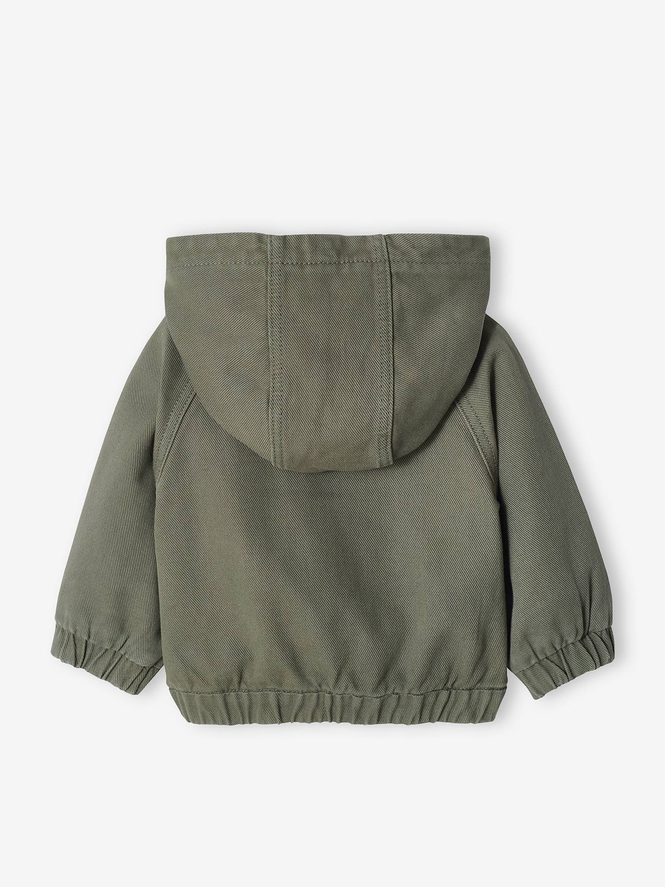 Vertbaudet Baby Jacke mit Kapuze - schiefergrau