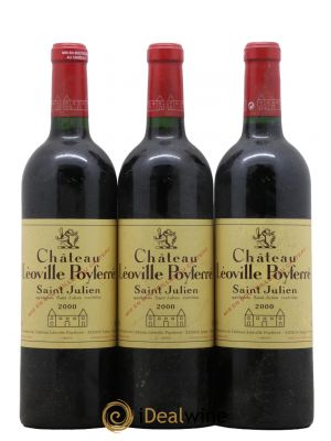 Château Léoville Poyferré 2ème Grand Cru Classé  2000 - Lot de 3 Bouteilles