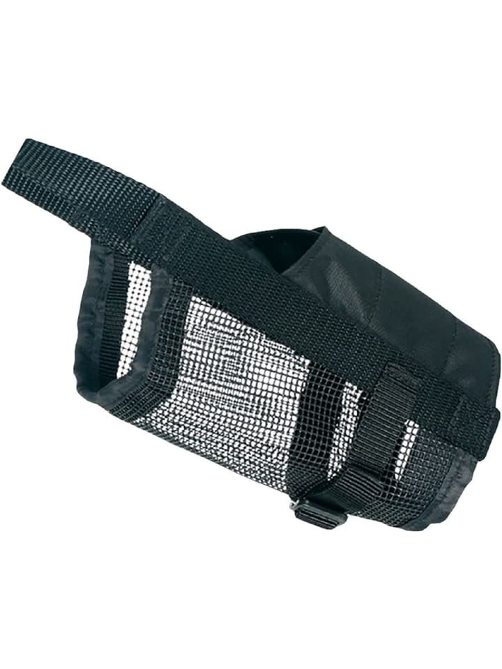 COFI 1453 Maulkorb mit Netzeinsatz stufenlos verstellbar in Schwarz günstig kaufen onesize