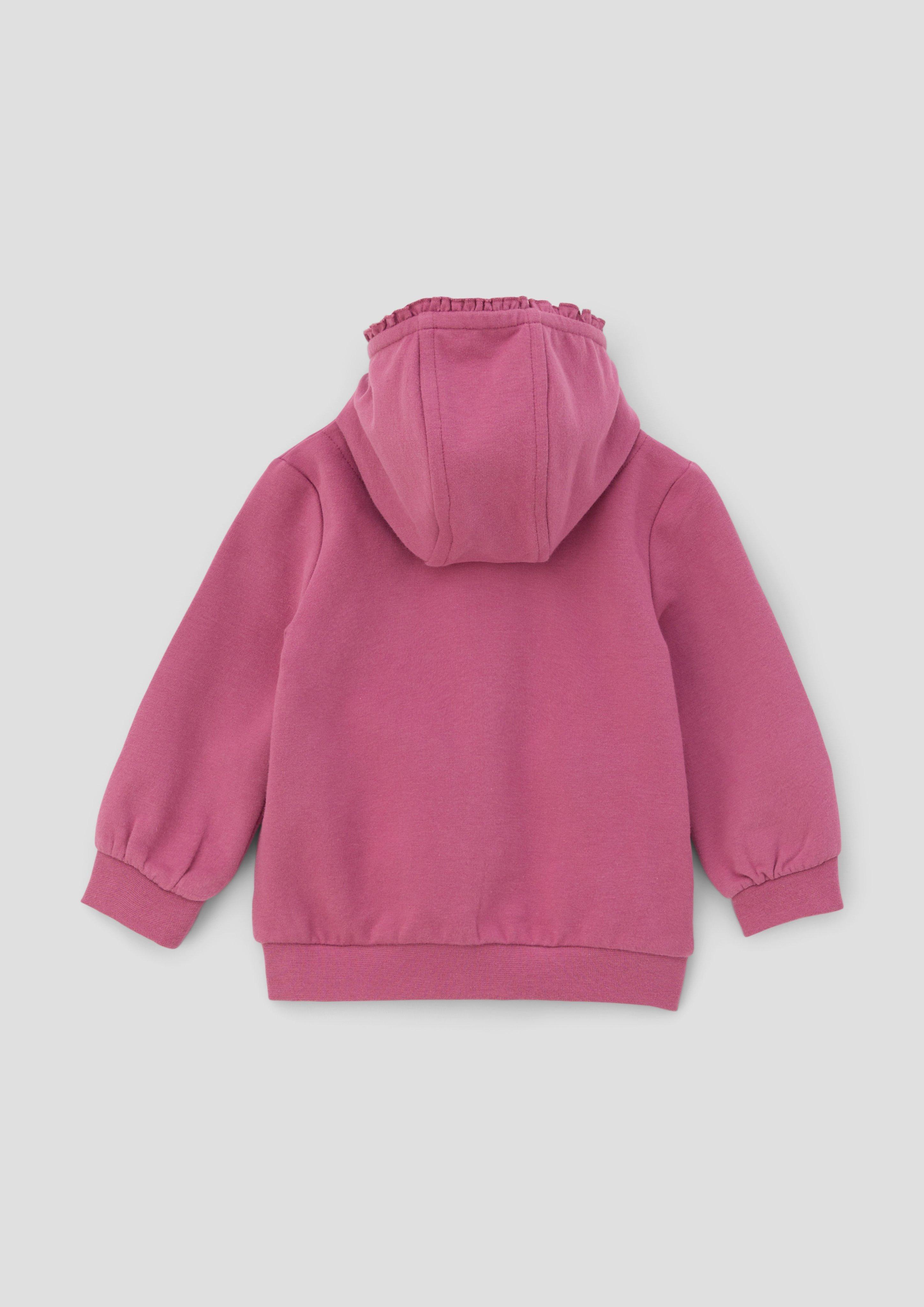 Kapuzensweatshirt mit Rüschendetails  2134337-4592