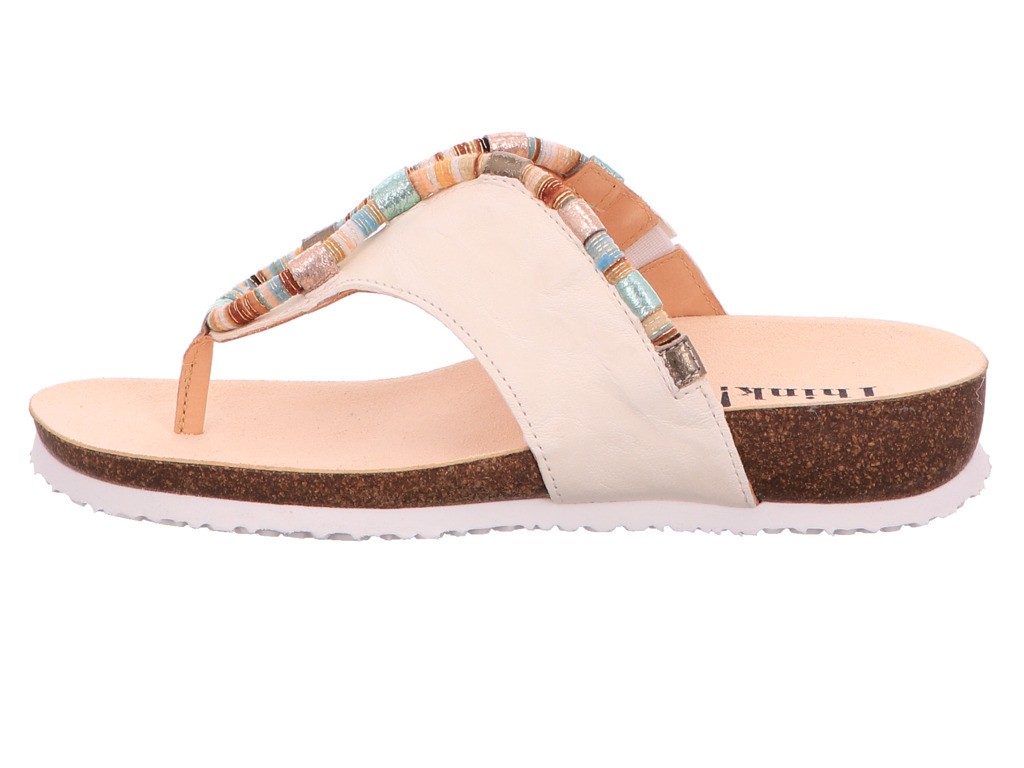 THINK Klassische Sandalen beige Julia IVORY/KOMBI
